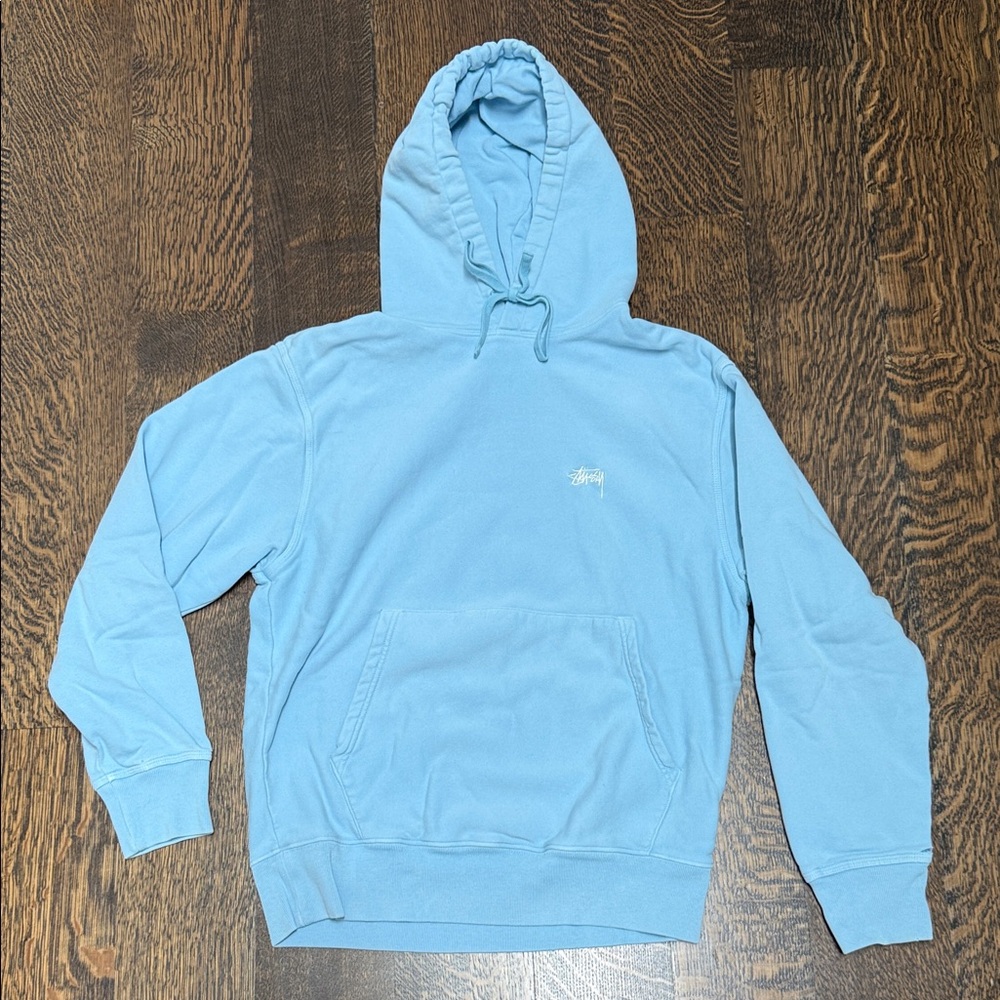 Stussy Men's Sky Blue Hoodie